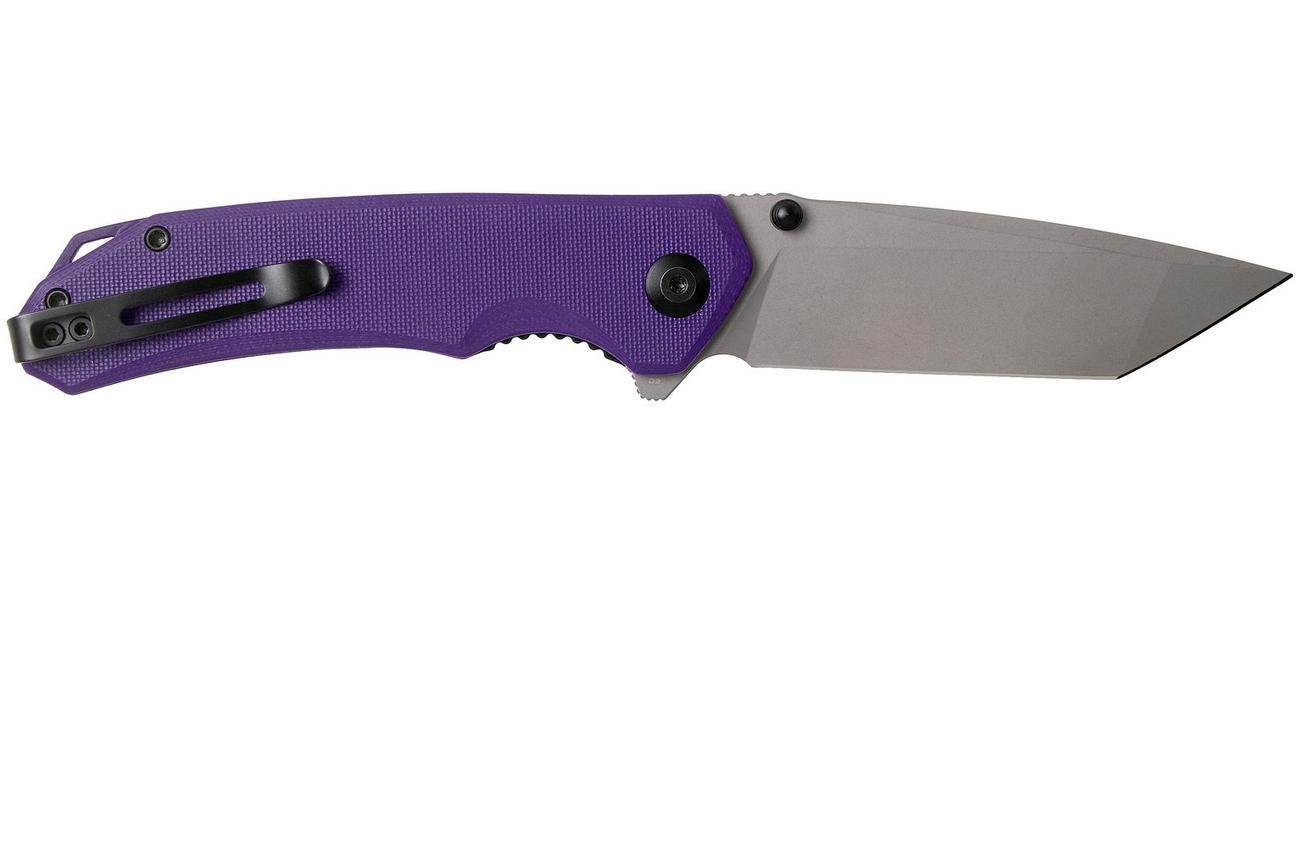 Civivi Brazen C2023A Tanto Purple, Stonewashed zakmes