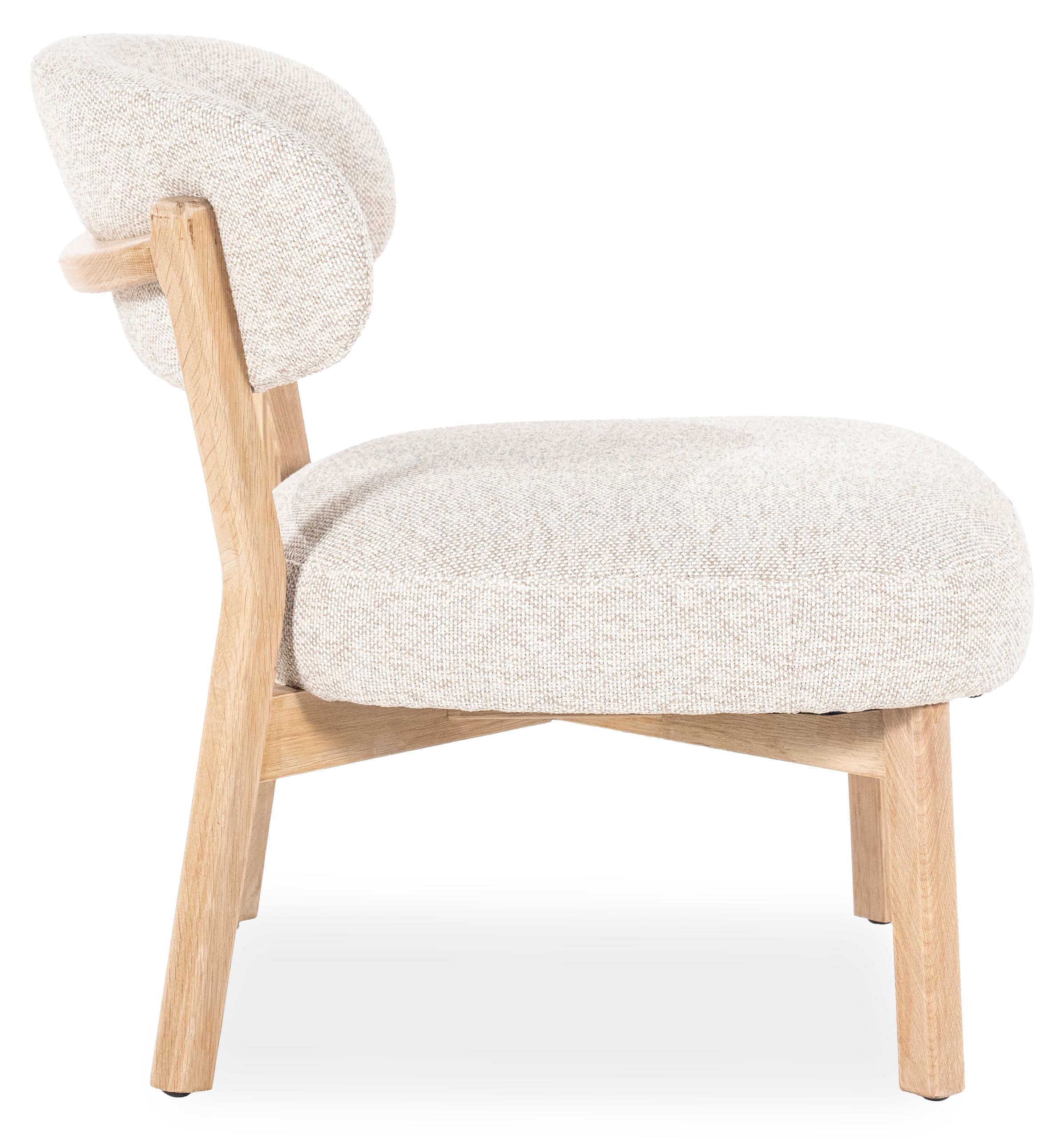 Fauteuil 96295 taupe Mikky B61 x D72.5 x H72 cm