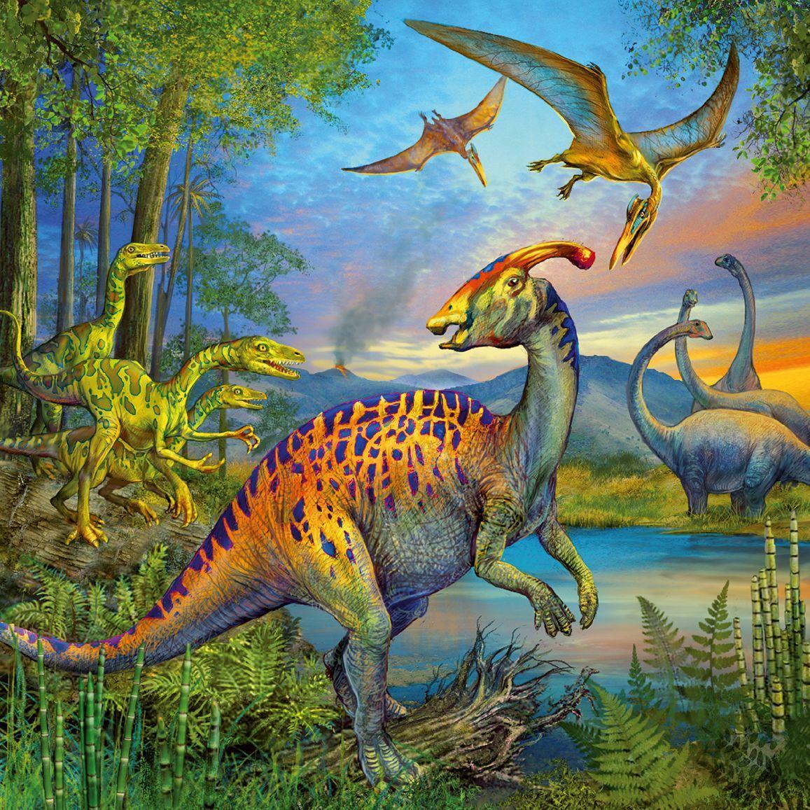 Puzzle Faszination Dinosaurier 3x49-teilig