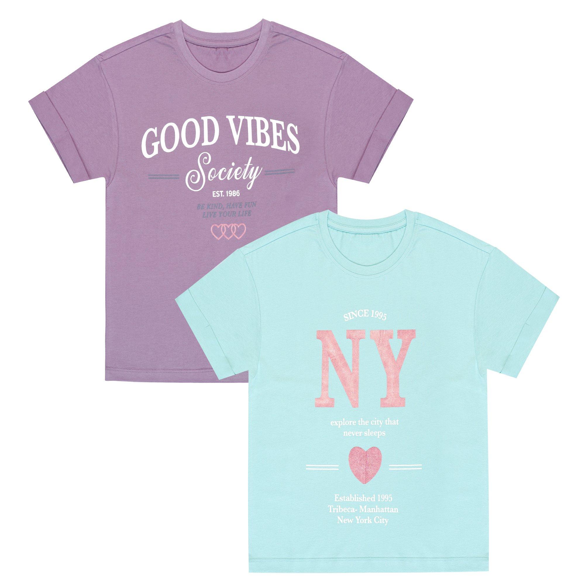 Miso Good Vibe 2 Pack T Shirts Juniors