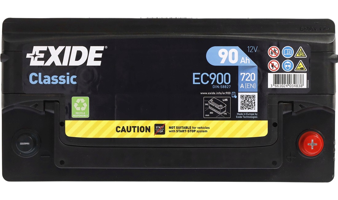 Batteri 12V 90Ah