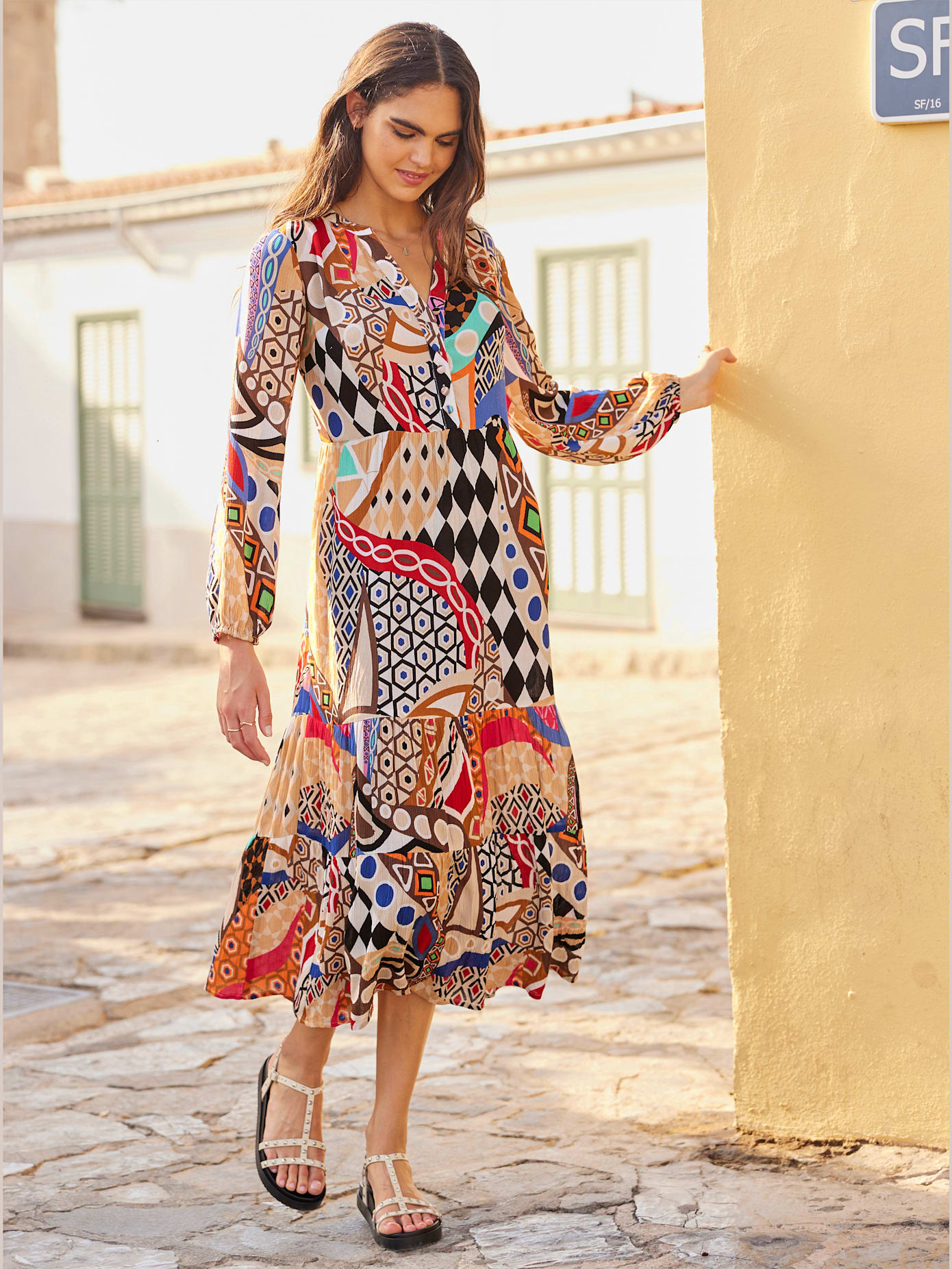 Robe imprimée joli imprimé