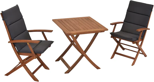 MERXX Balkonset »Comodoro« Set, 5 Stk. tlg. 2 Klappsessel und Klapptisch