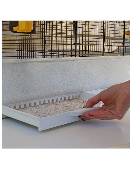 Ferplast Vogelkooi Canto - Vogelverblijven - 71x38x60.5 cm Grijs