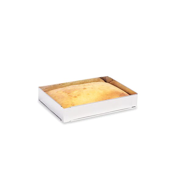 Rectangle à gâteau extensible en inox 25 à 46 cm Mathon
