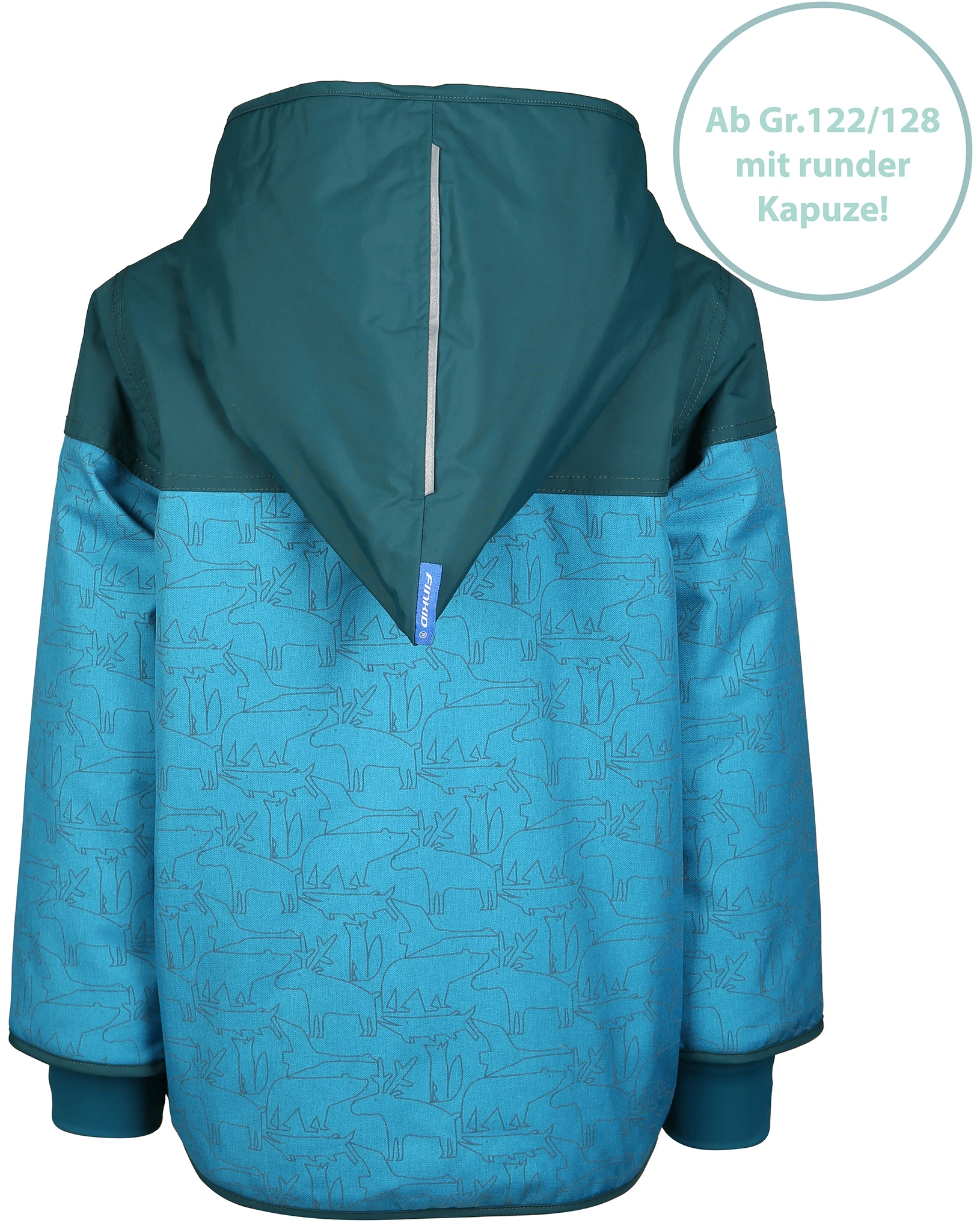 Winterjacke KOIRA ICE in mosaic/deep teal