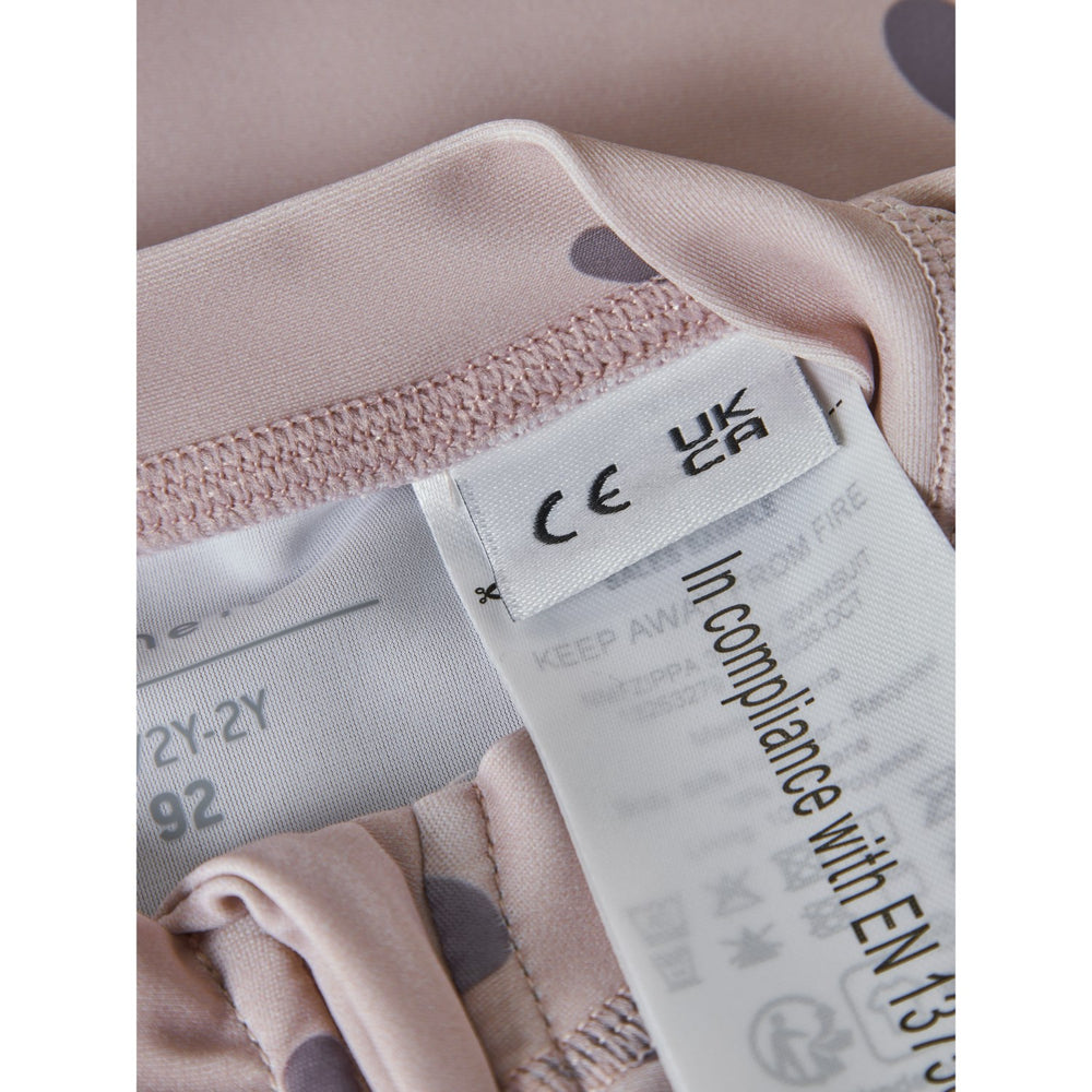 Køb Name It Burnished Lilac Nmfzippa 3/4 Uv Badeheldragt