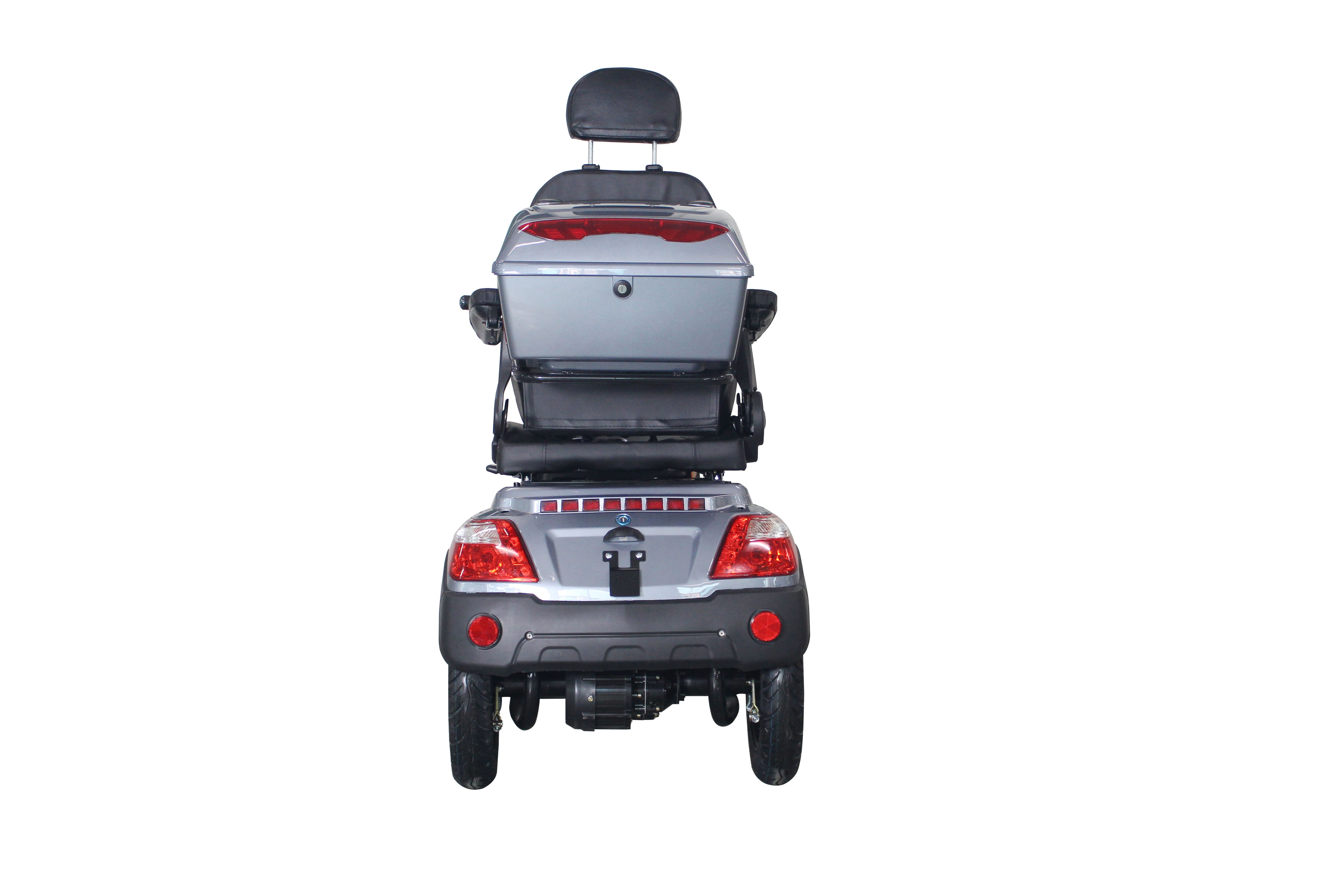 GreenStreet Elektromobil E-Mover Deluxe 1000 W 20 km/h dunkelgrau inkl. Topcase