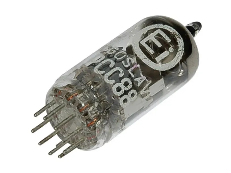 BTB Vertrieb PCC 88 = 7 DJ 8 Elektronrør Dobbelttriode 90 V 15 mA Poltal: 9 Sokkeltype: Noval Indhold 1 stk