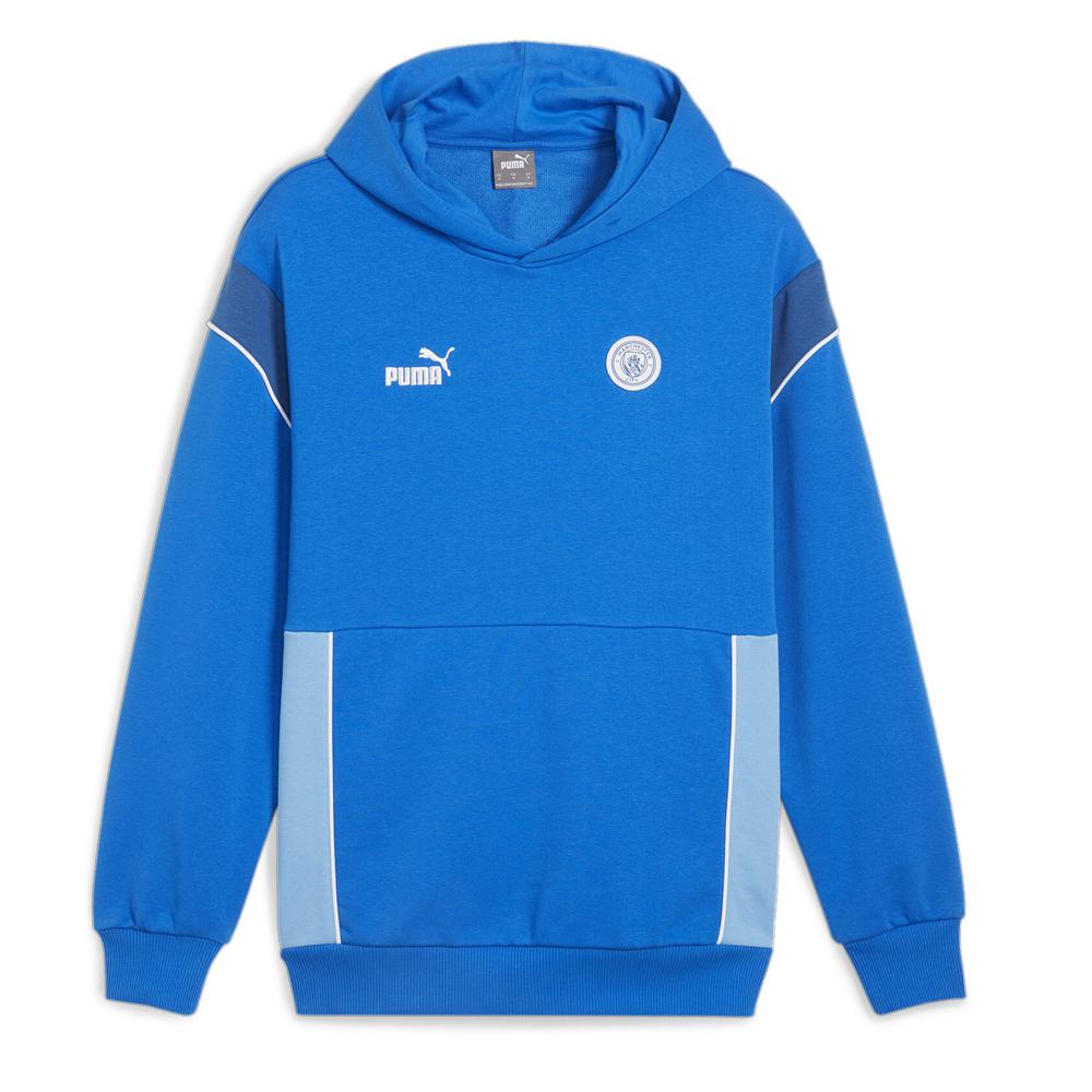 Puma Manchester City Sweat Bleu Homme Puma Hoo