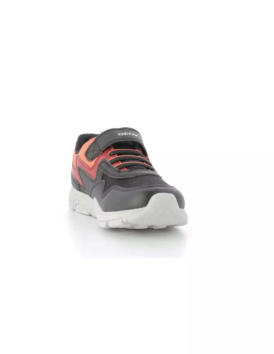 GEOX NEW TORQUE BOY - Baskets Blackred