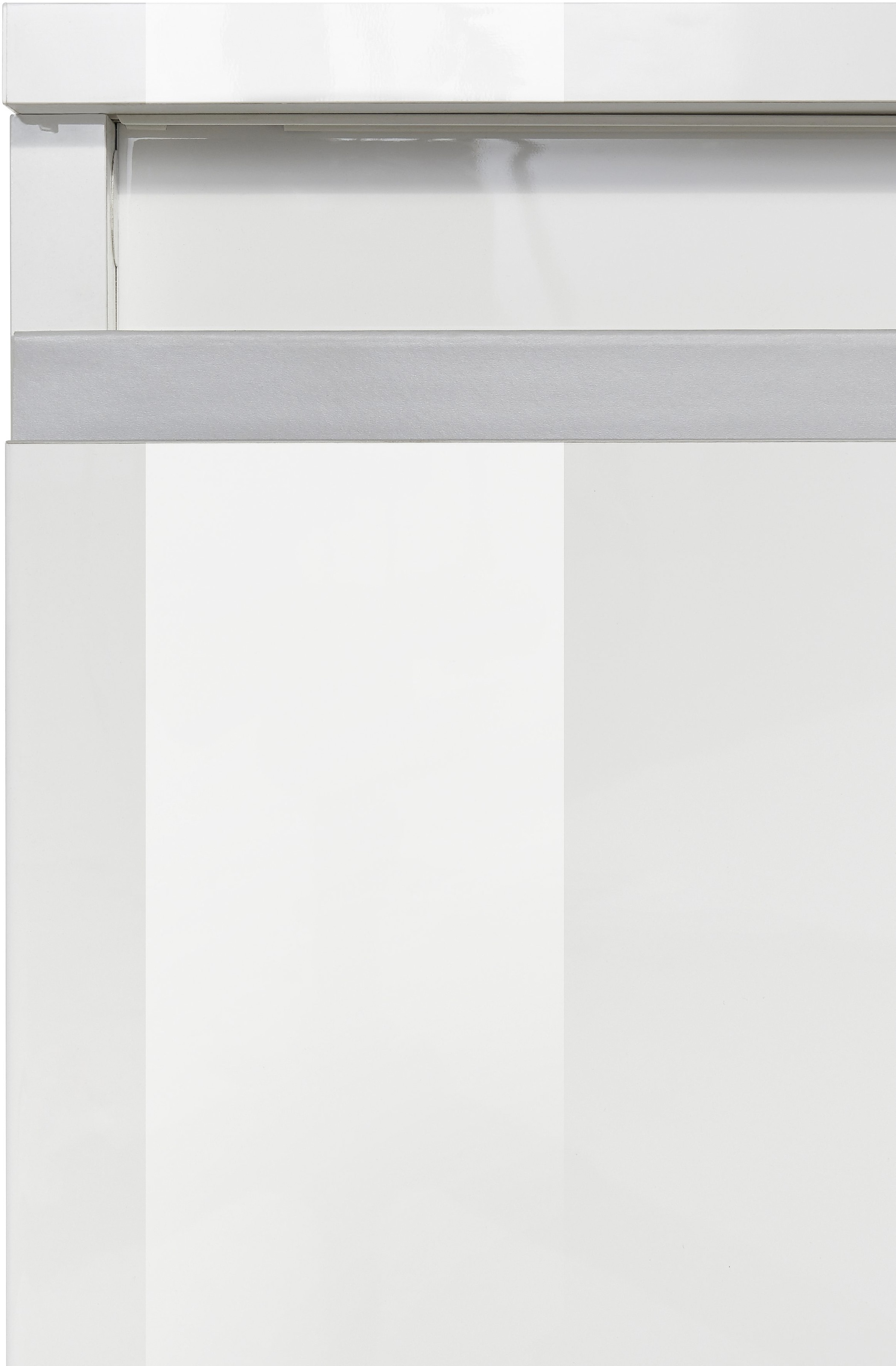 INOSIGN Sideboard »Magic, Kommode, Schrank, Kredenz« mit 2 Türen und 3 Schubkästen Hochglanz lackiert (B/T/H) 240x40x80 cm