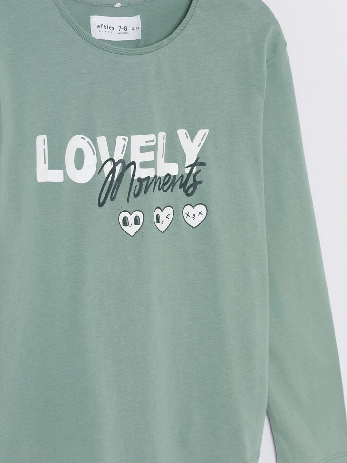 Pacote com 2 camisetas estampadas - Verde Grama