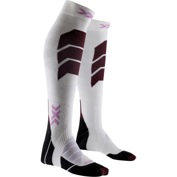 Chaussette de ski X-SOCKS SKI EXPERT SILK MERINO X WHITE/LAVENDER