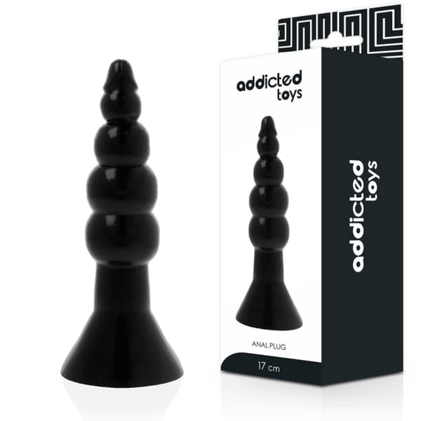 Addicted Toys - Analplugg 17 Cm Sort