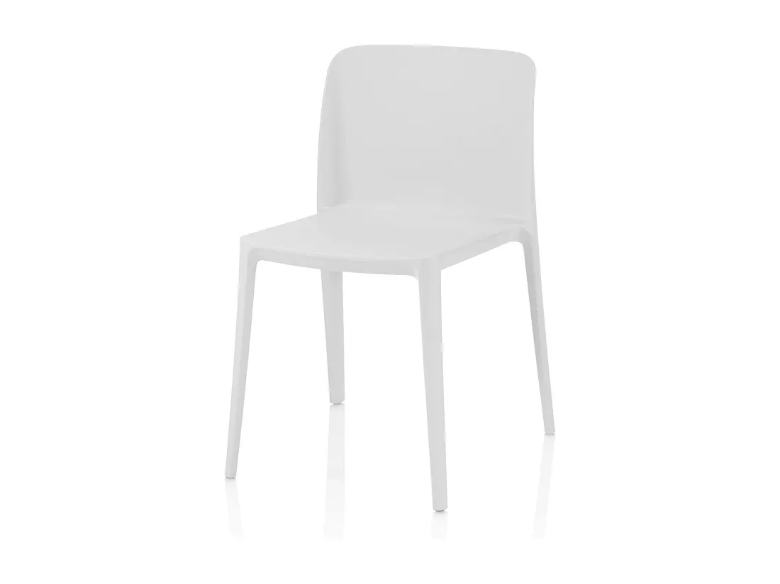 Set de 4 Chaises d'intérieur/extérieur TIMMY blanche
