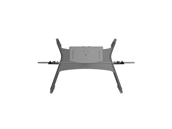 Multibrackets M Public 170 HD - Vogn med hjul - motoriseret - for LCD display - enkelt søjle, gulvstander - aluminium, stål - sort - skærmstørrelse: 32