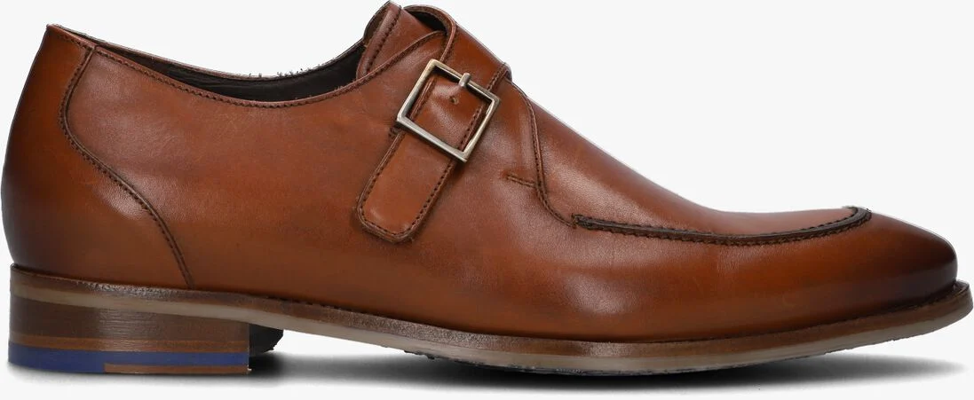 FLORIS VAN BOMMEL cognac floris van bommel nette schoenen sfm-30318