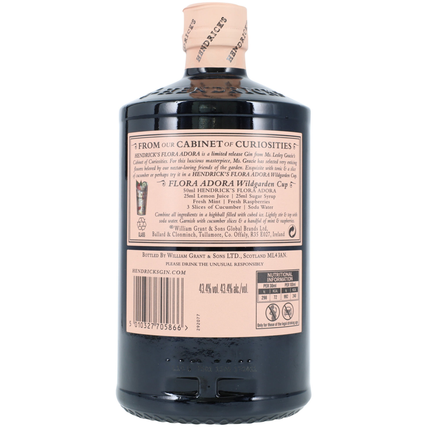 Hendrick's Flora Adora Gin -70cl