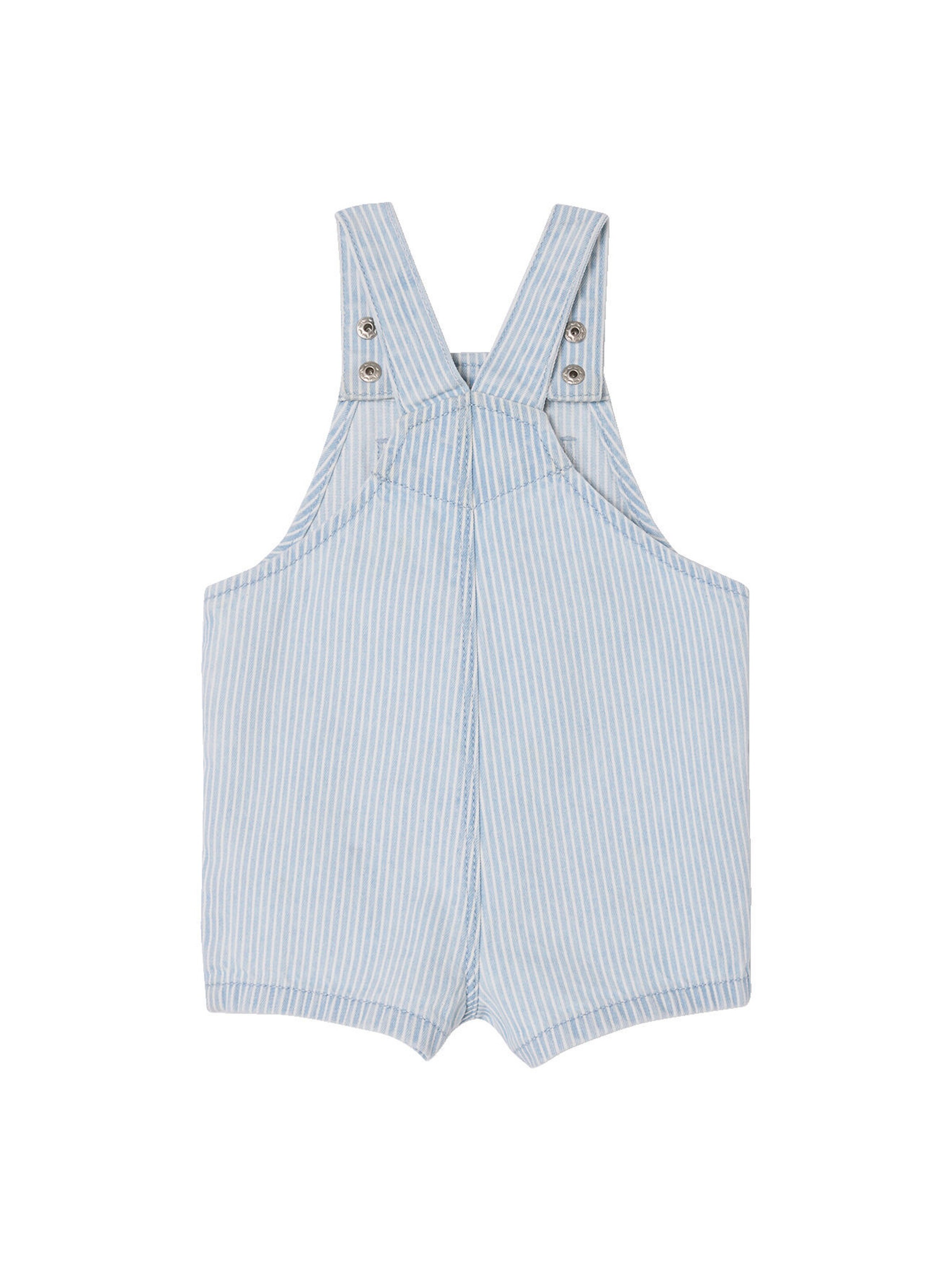 Vertbaudet Baby Latzhose mit Streifenmuster blau gestreift