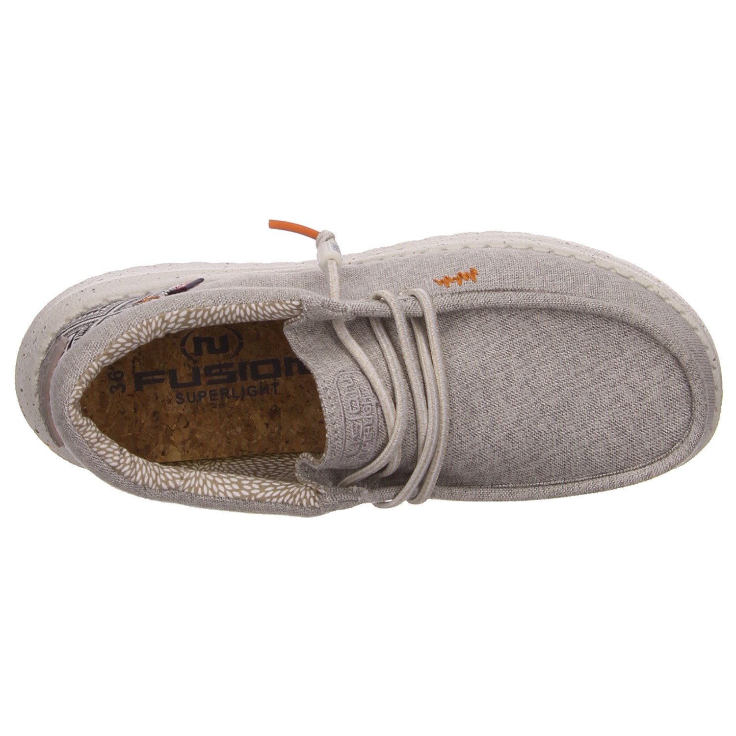 Fusion Schnürschuh beige beige