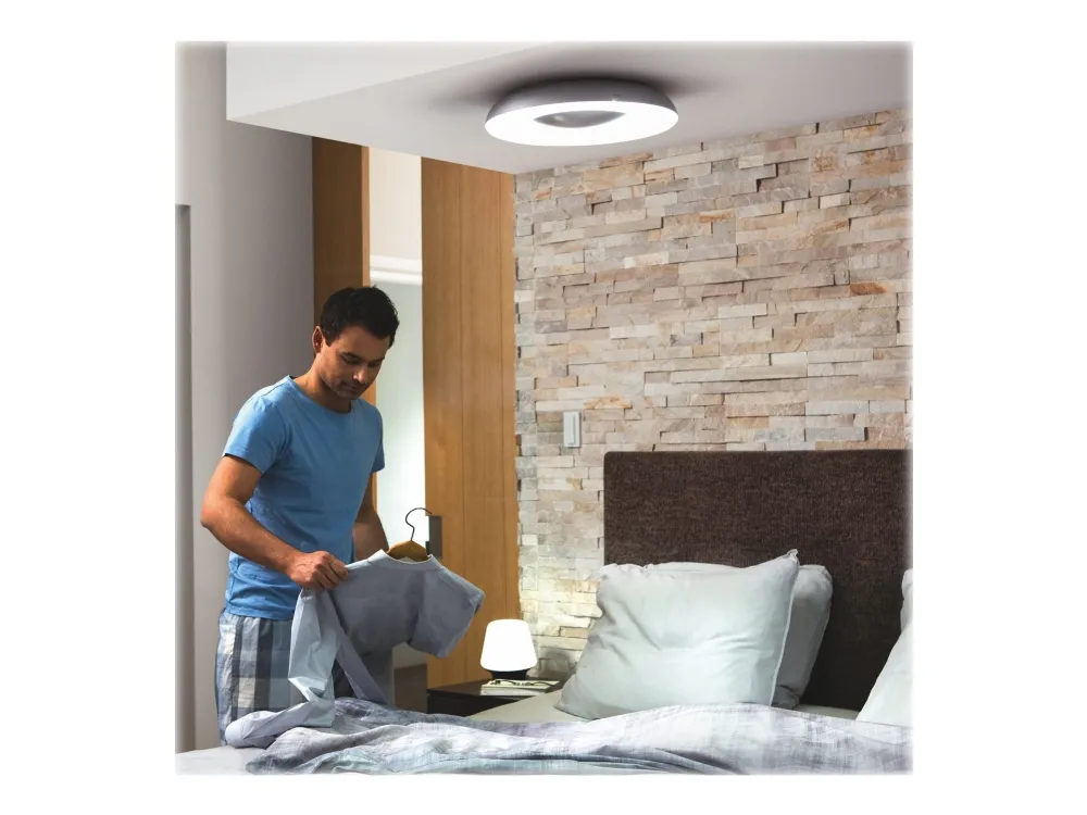 Philips Hue White ambiance Still - Loftslampe - LED - 27 W (tilsvarende 204 W) - varmt til køligt hvidt lys - 2200-6500 K - rund - hvid