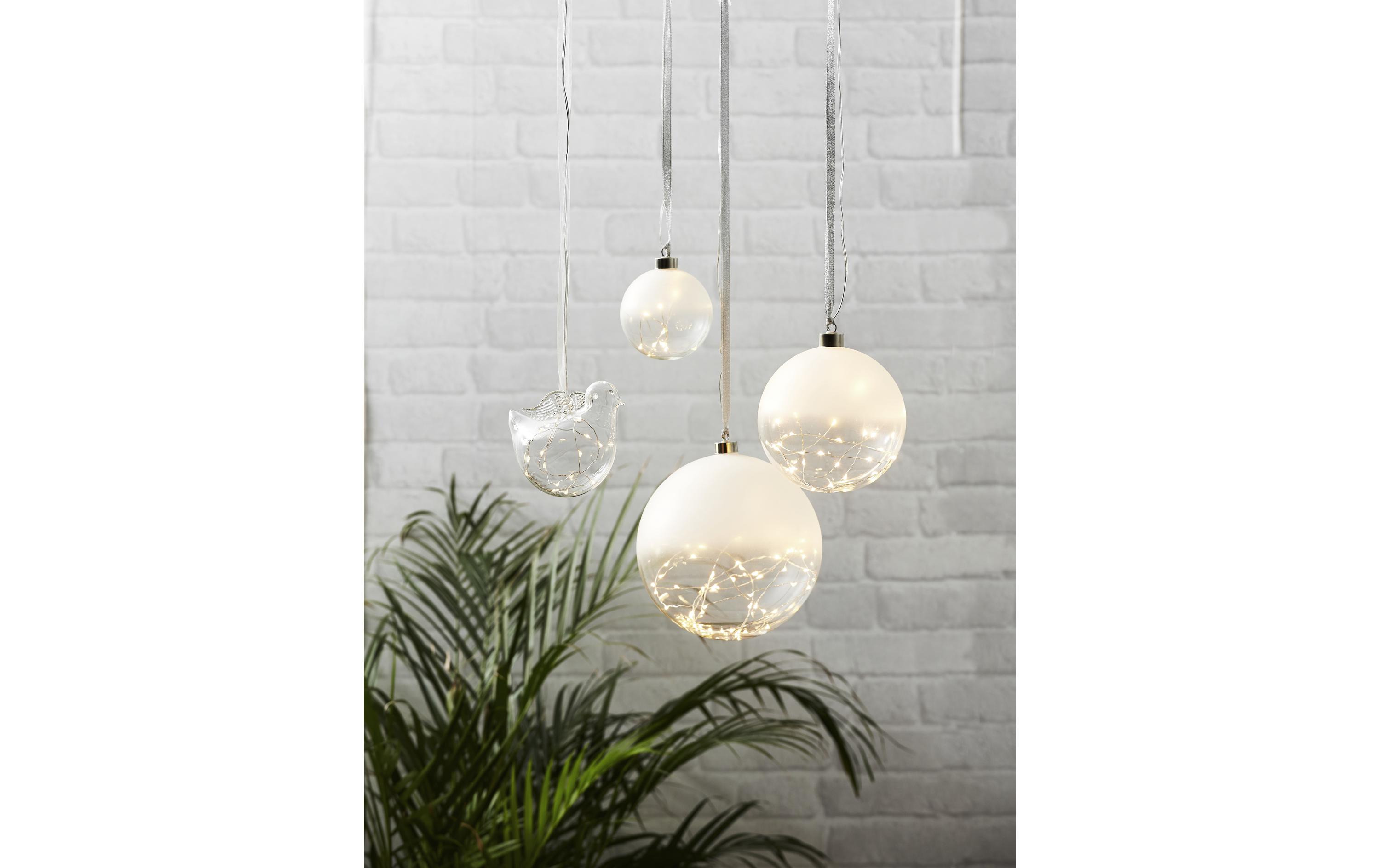 Weihnachtskugel Glow, 50 LED, 20 cm, indoorWeihnachtskugel mit Beleuchtung