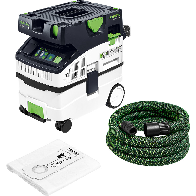 Festool CTL MIDI I CLEANTEC 230V mobiele nat-/droogzuiger 1.200W 15L
