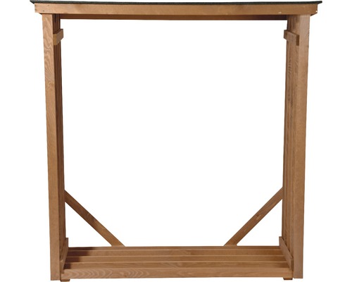 Brandhoutopslag dobar 140 x 50 x 143 cm bruin geglazuurd