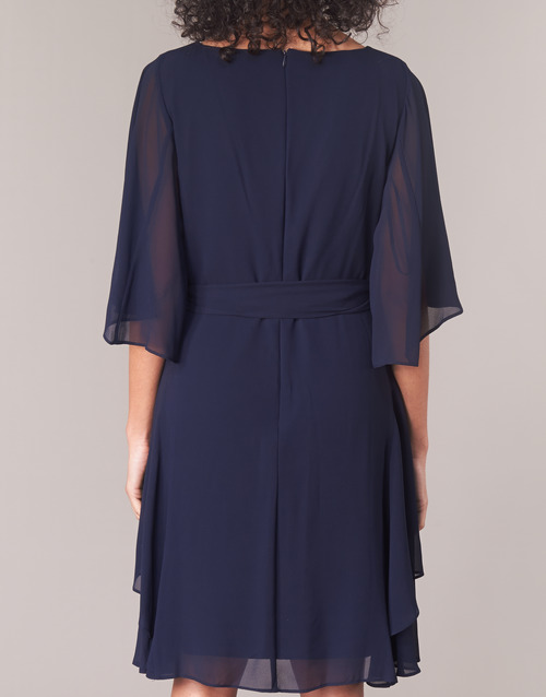 Lauren Ralph Lauren - NAVY-3/4 SLEEVE-DAY DRESS Marino