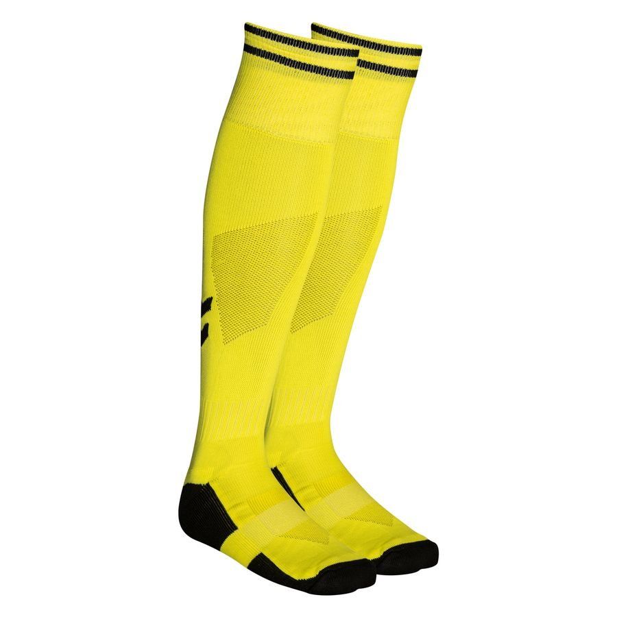 Hummel Chaussettes de Football Element - Jaune/Gris