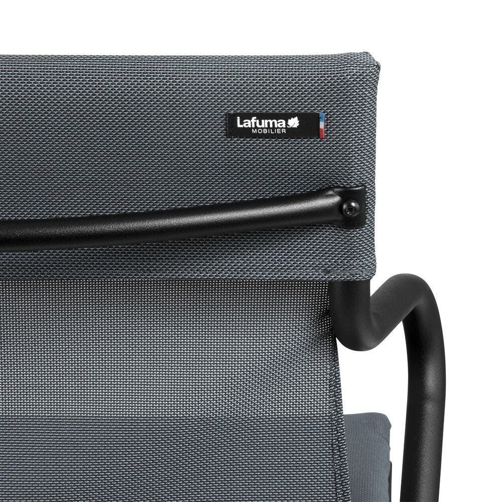 Mittelhoher Sessel mit Großem Sitzkomfort Horizon Middle Batyline® Duo Grau Storm Grey-Noir