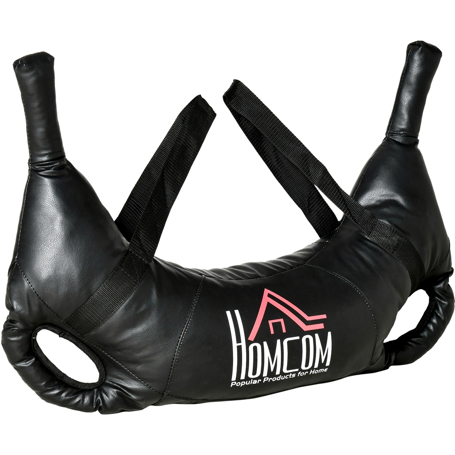 HOMCOM Power Bag mit 2 Griffen und 2 Tragegurten schwarz