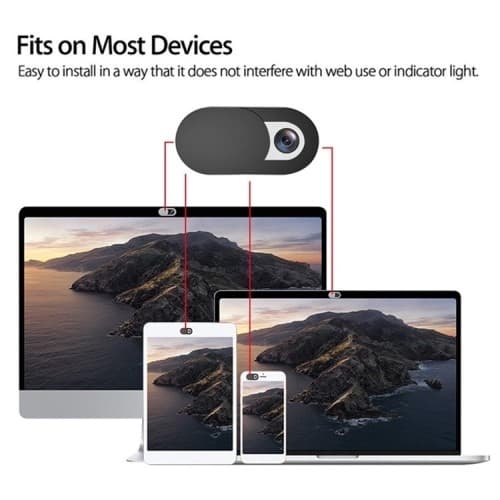 6 stk Anti-spion computerkamera beskyttelsesskyder Anti-Peep Privacy