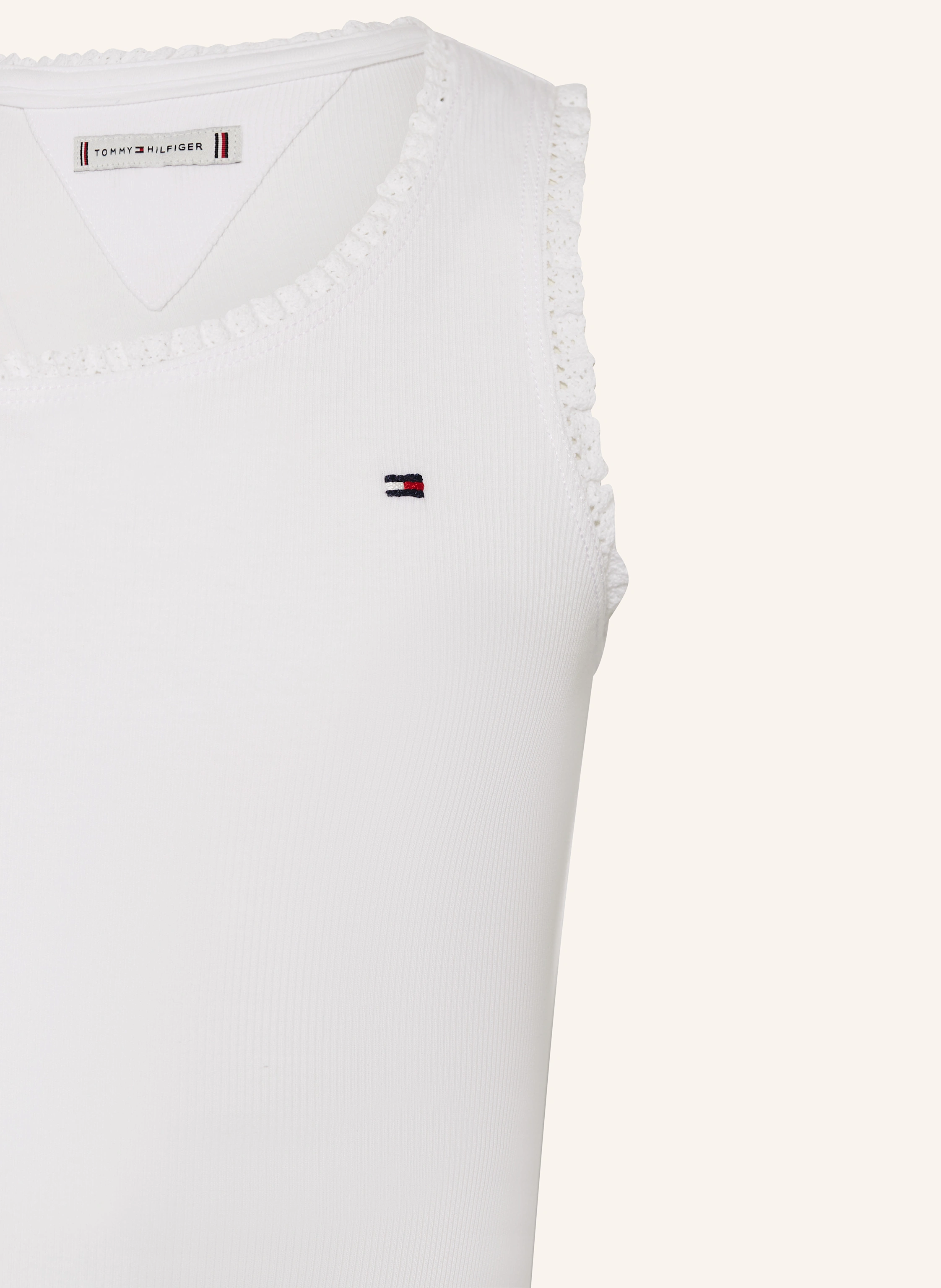 TOMMY HILFIGER Top mit Rüschen