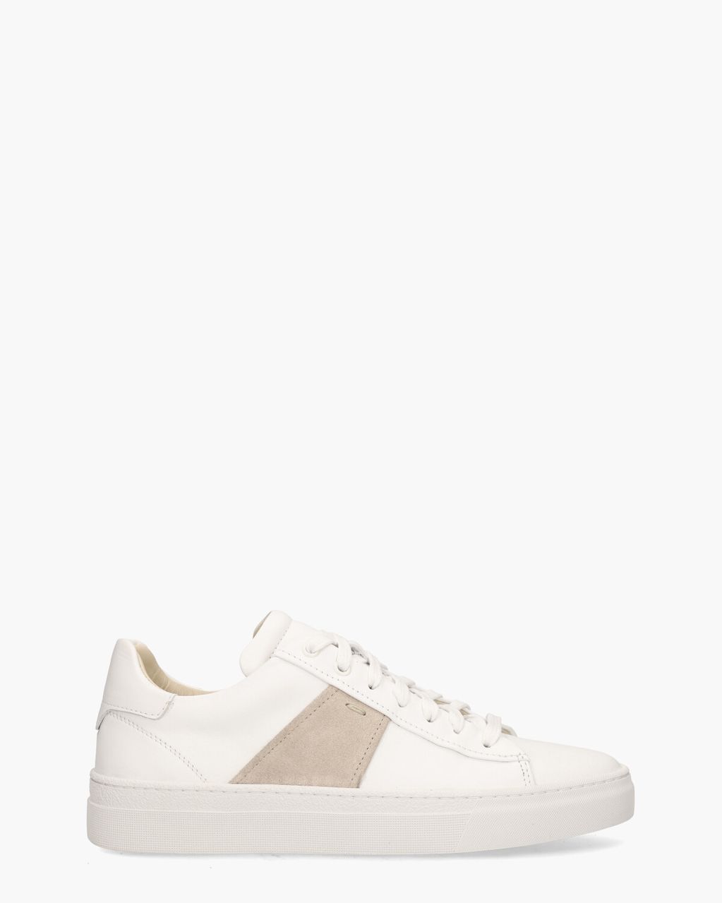 Daniel Kenneth Teun Wit/Taupe Herensneakers