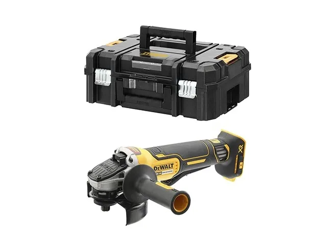 DeWALT XR (DCG406NT-XJ) - Vinkelkværn - ledningfri - 800 W - 125 mm - 18 V - Inkl. etui - Uden batteri og lader - SOLO