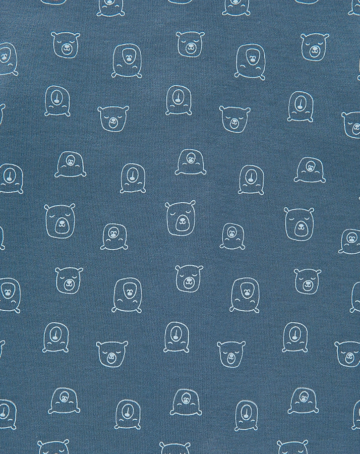 Schlafstrampler INFINITY AOP in blau