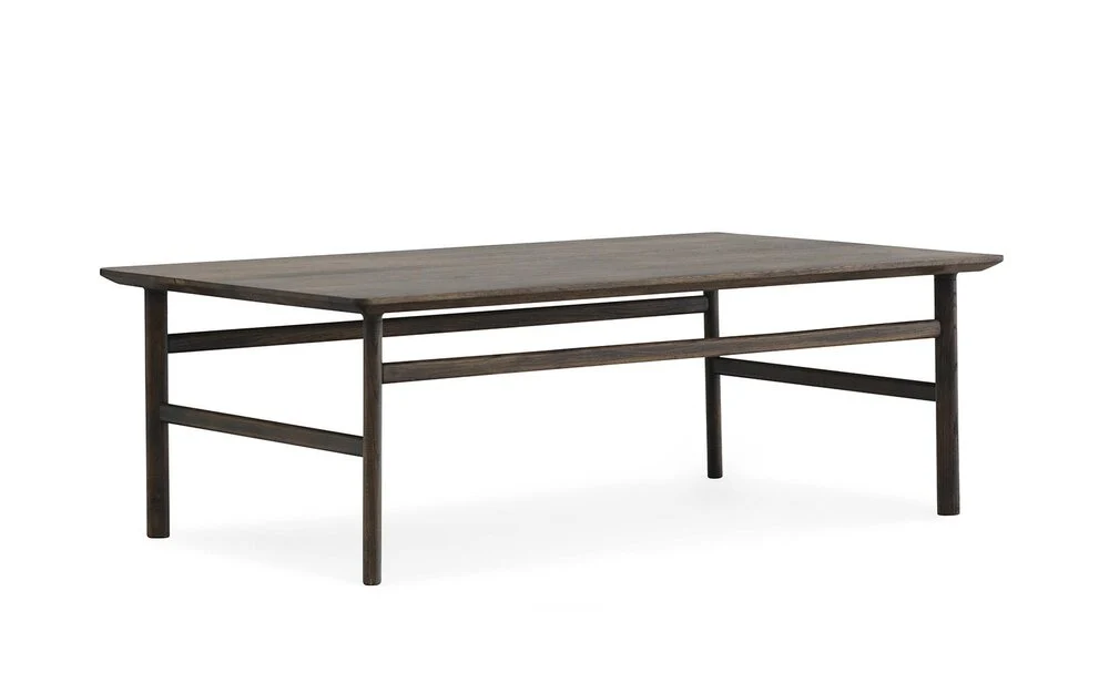 Normann Copenhagen  Grow sofabord, lakeret eg - 70x120 cm