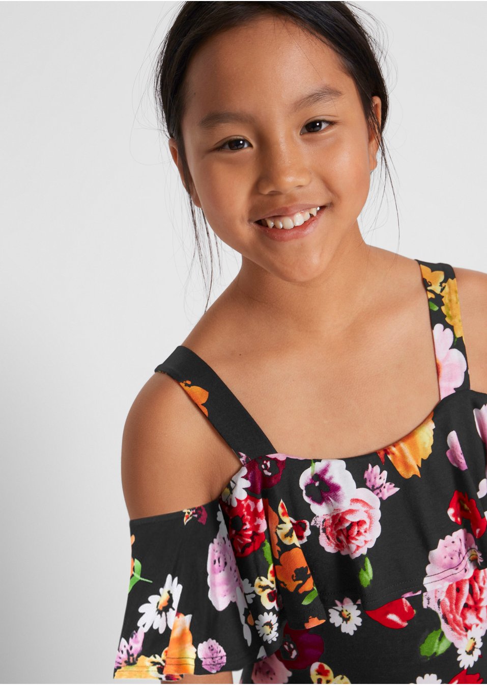 Robe à volant fille