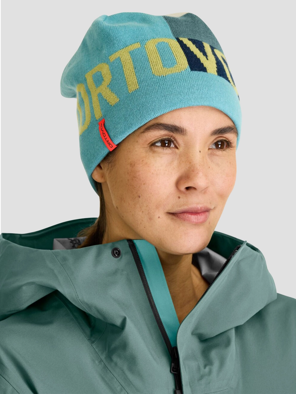 Ortovox 3L Ravine Shell Jacket ice waterfall