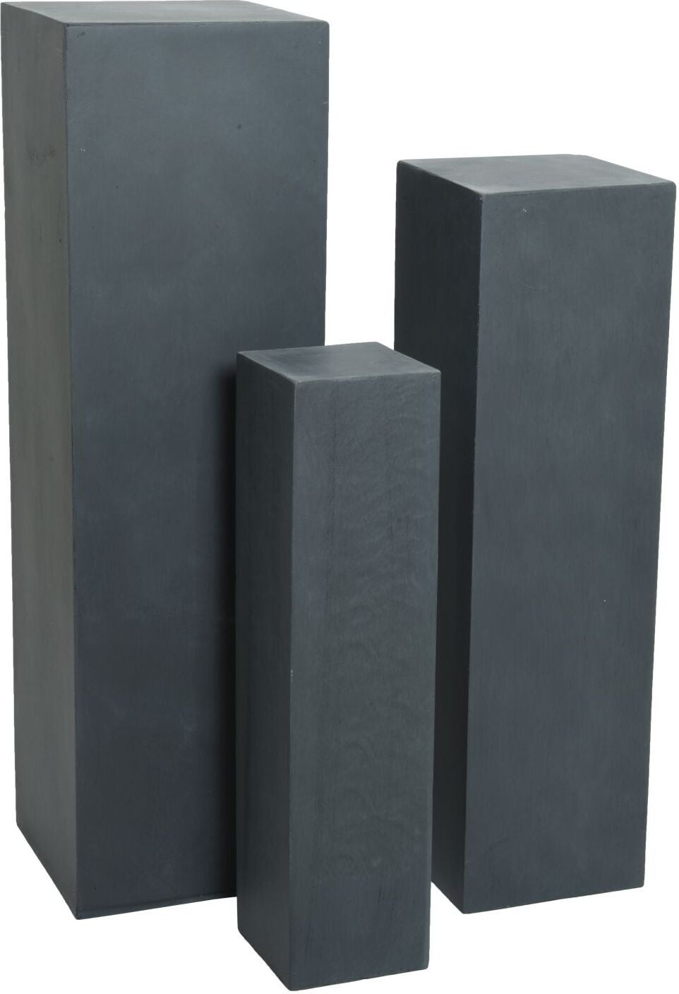 Decoris plantentafel Timo antraciet 20 x 20 x 80 cm