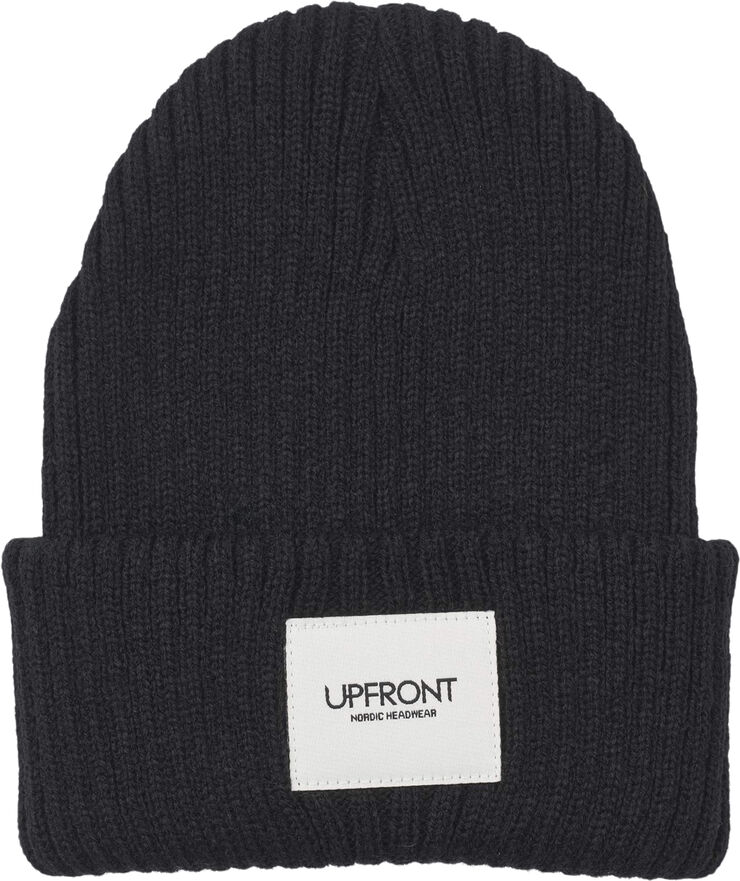UPFRONT HAZE Fisherman Winter Beanie Black
