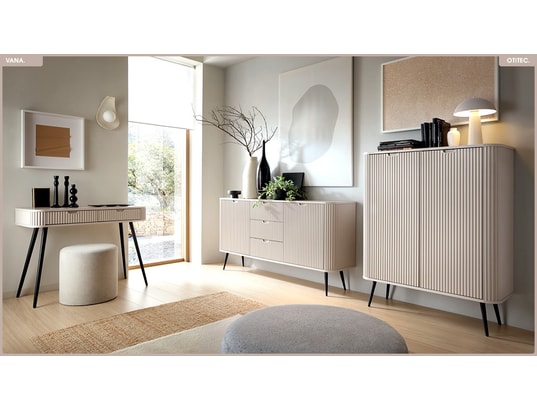 OTITEC - Commode - l.168 x h.87 x p.39 cm - vana - cachemire