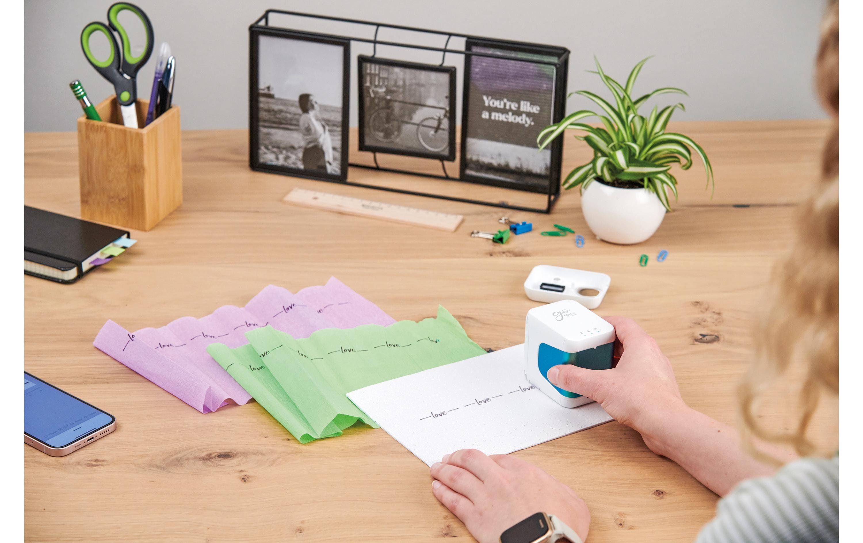 Beschriftungsgerät Colop E-Mark Go<br>Mini Drucker für Kreative Ideen