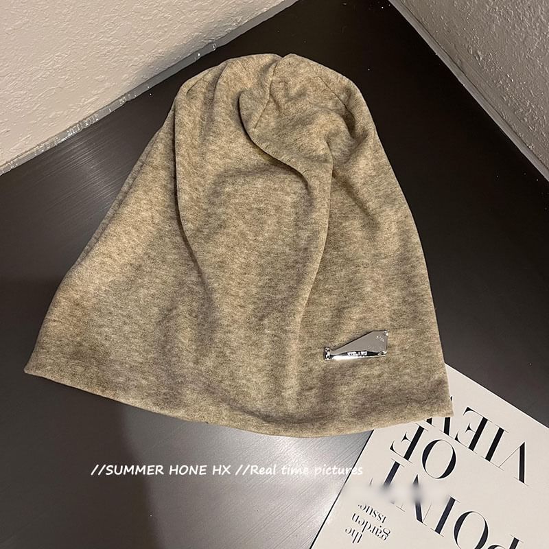 Cap Station - Metalen accent slouchy muts