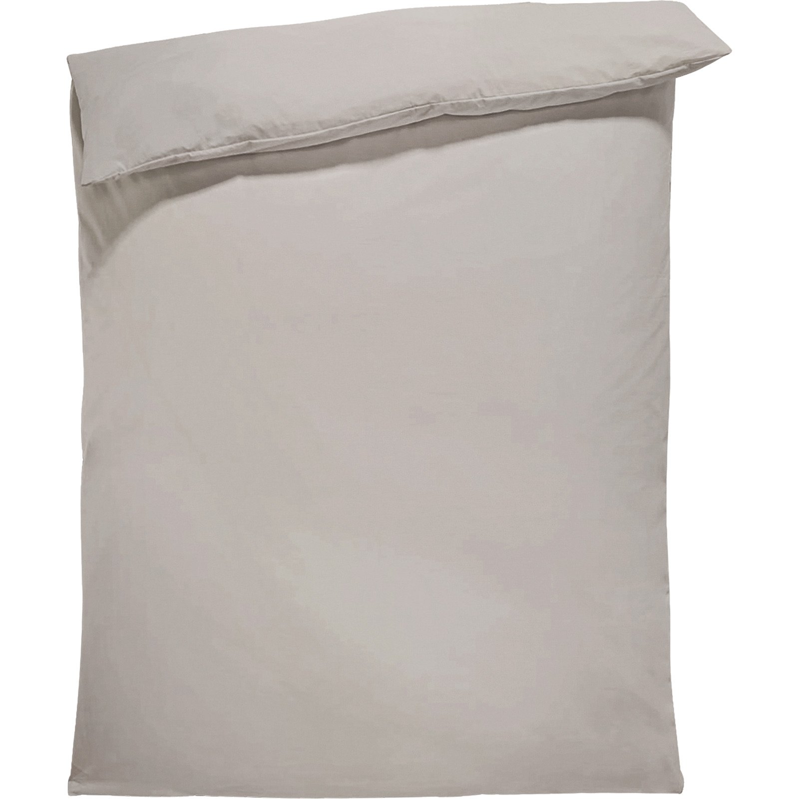 Bettwäsche Renforcé unifarbig 160x210 Duvet Nordisch, blau