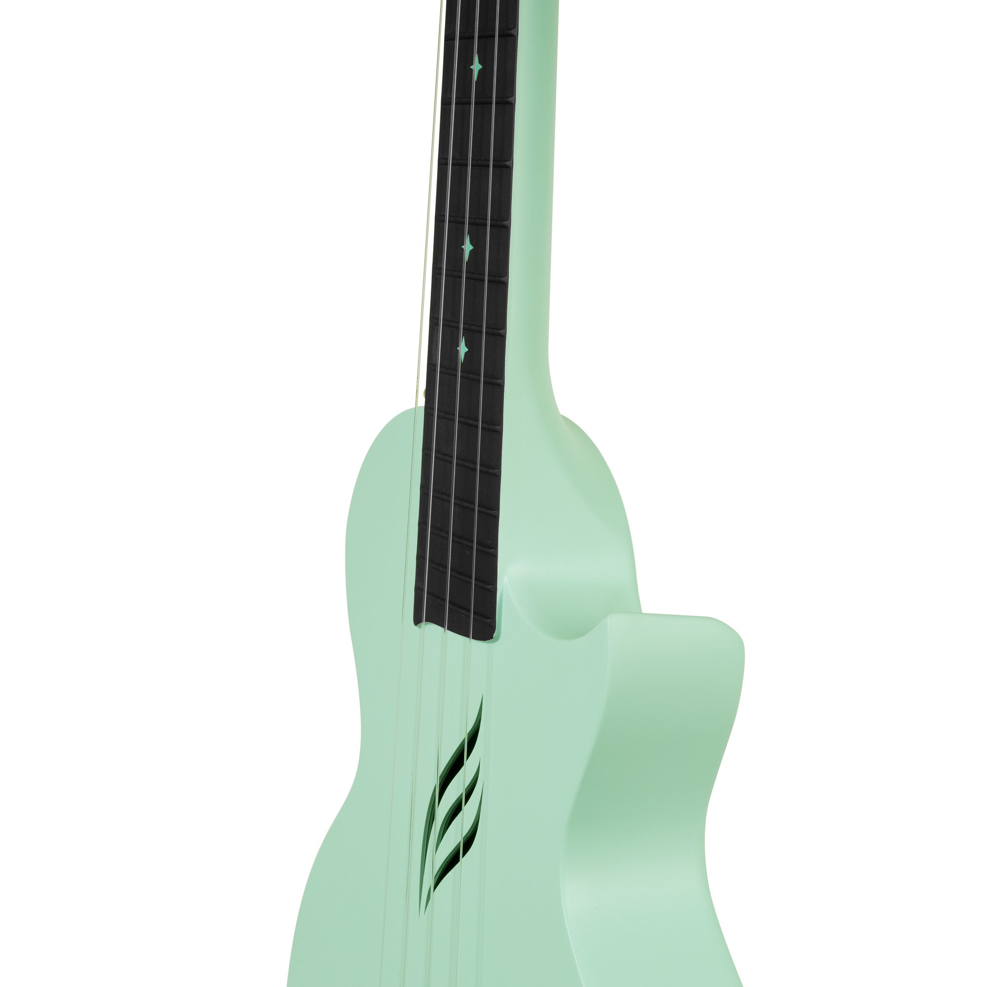 Cascha HH 2287 carbon fiber concert ukelele set mintgroen