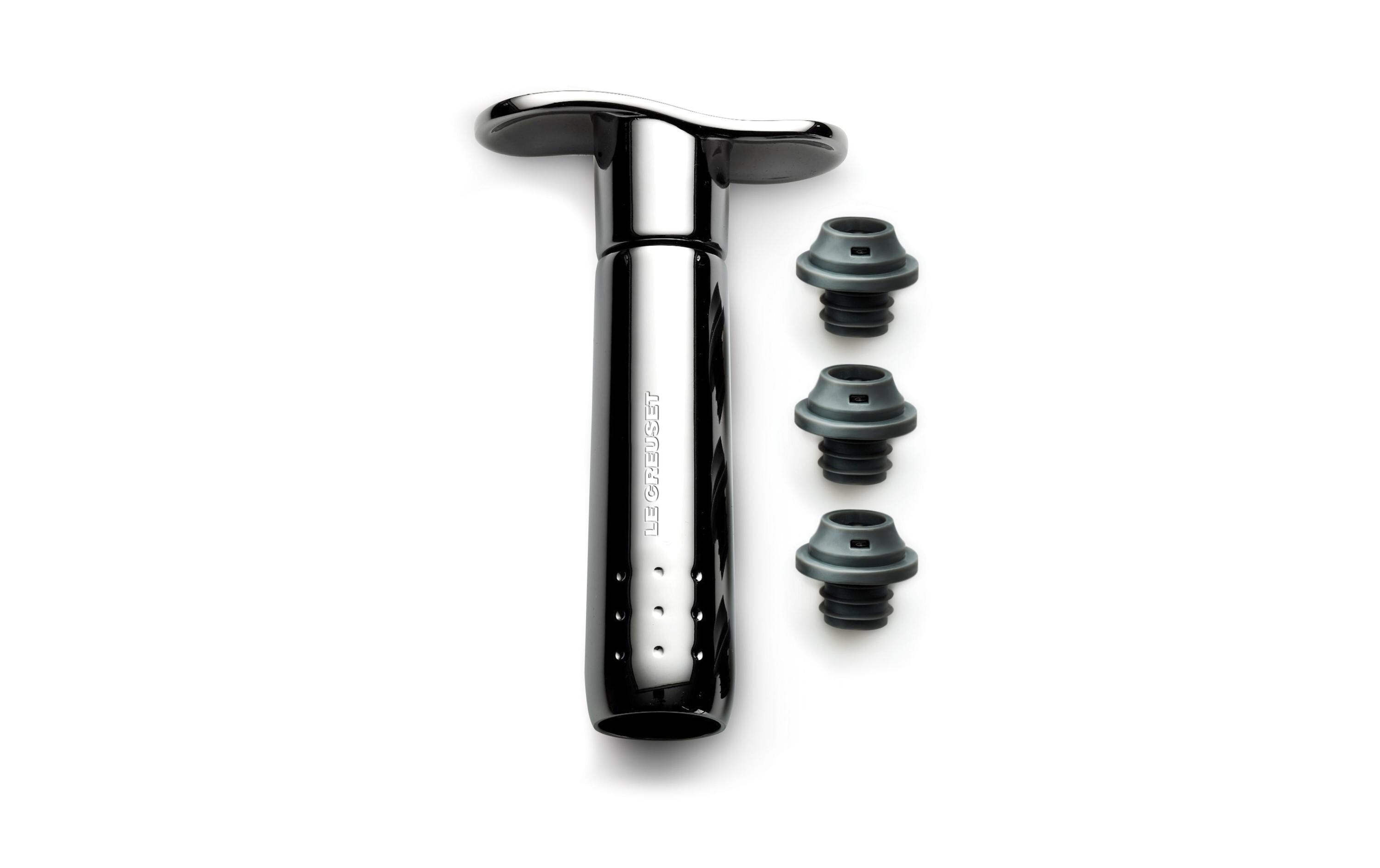 Weinpumpe WA-137B BLACK METAL Schwarz glanzWein-Pumpe
