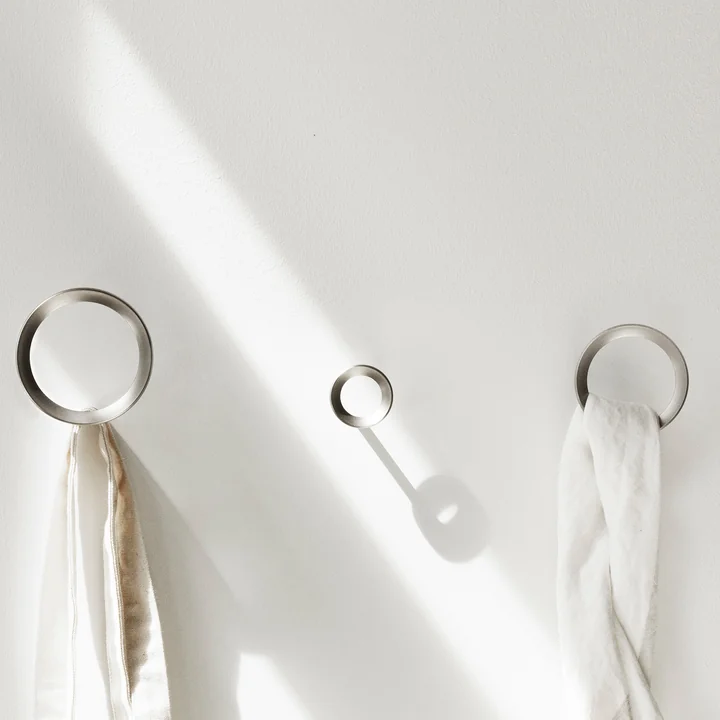Normann Copenhagen - Loop Wandhaken, medium, rot